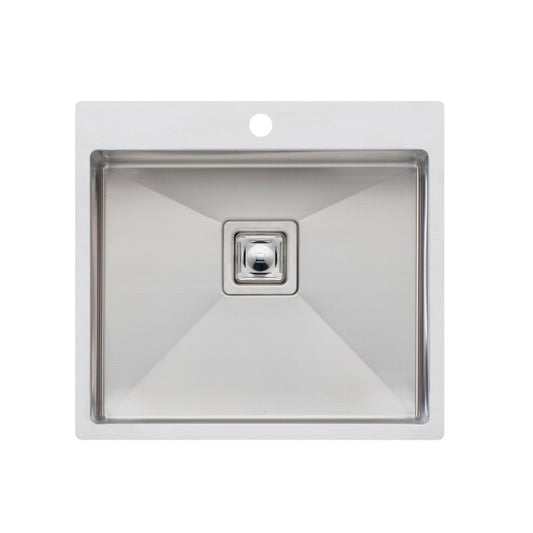 OLIVERI PROFESSIONAL SERIES SINGLE BOWL TOPMOUNT SINK 550mm