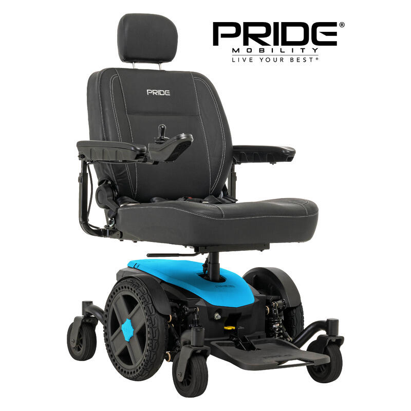 Pride Jazzy EVO 614HD 22-Inch Heavy Duty Mobility Powerchair - Blue