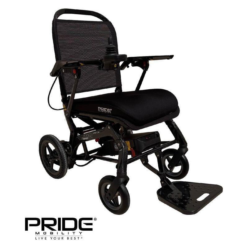 Pride Jazzy Carbon Fibre Ultra Lite Mobility Powerchair - Black