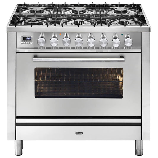Ilve Professional Plus 90cm Freestanding Cooker - Stainless Steel