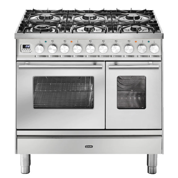 Ilve Professional Plus 90cm Double Cooker - Stainless Steel