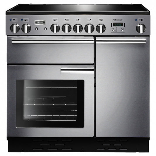 Falcon Professional 90cm Induction Hob Cooker - Stainless Steel & Chrome