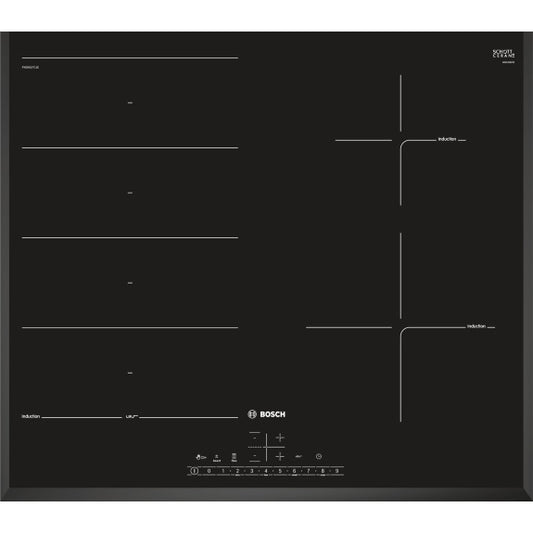 BOSCH SERIES 6 FLEX INDUCTION COOKTOP BLACK 60CM