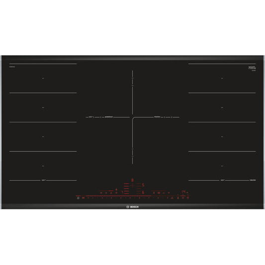 Bosch 90cm Series 8 Flex Induction Cooktop - Black