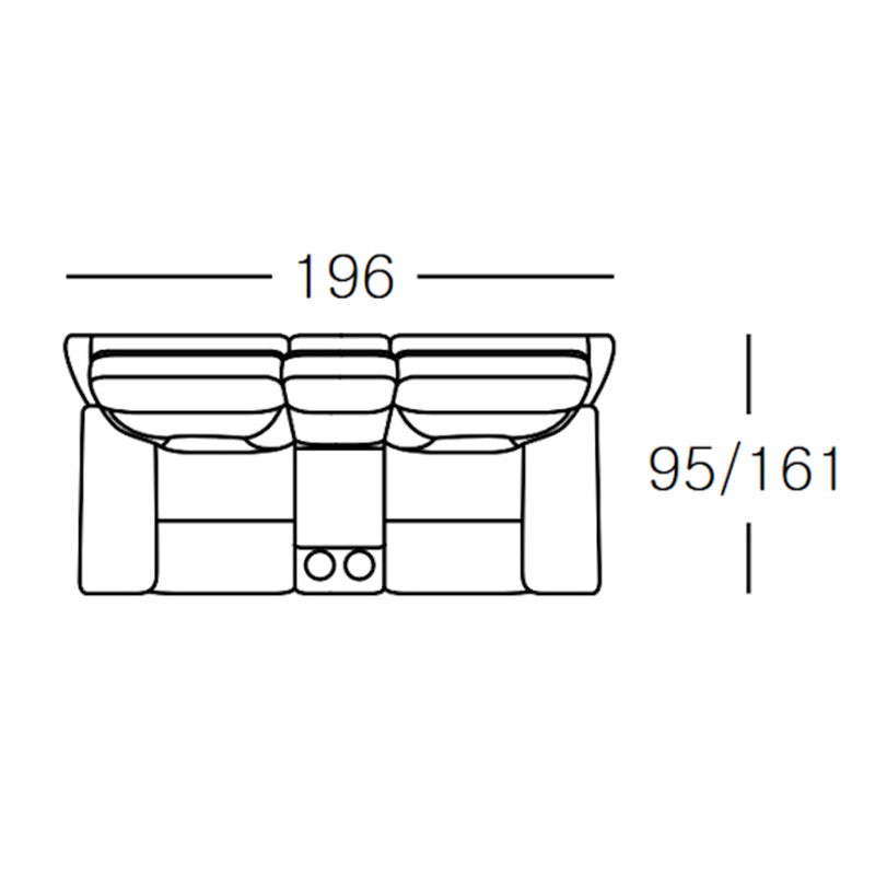 Renato 2 Seater Electric Recliner Leather Sofa - Taupe