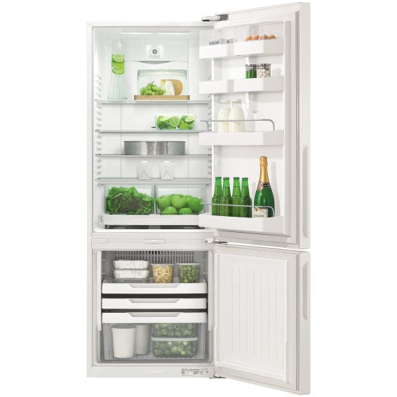 Fisher & Paykel 403L White Bottom Mount Refrigerator