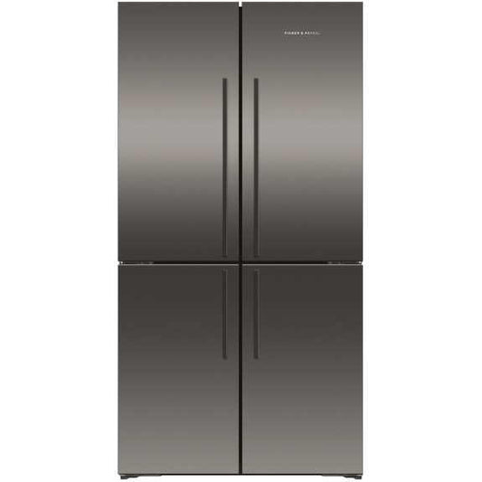 Fisher & Paykel 538L Quad Door Fridge Freezer - Black Stainless Steel (Series 7)