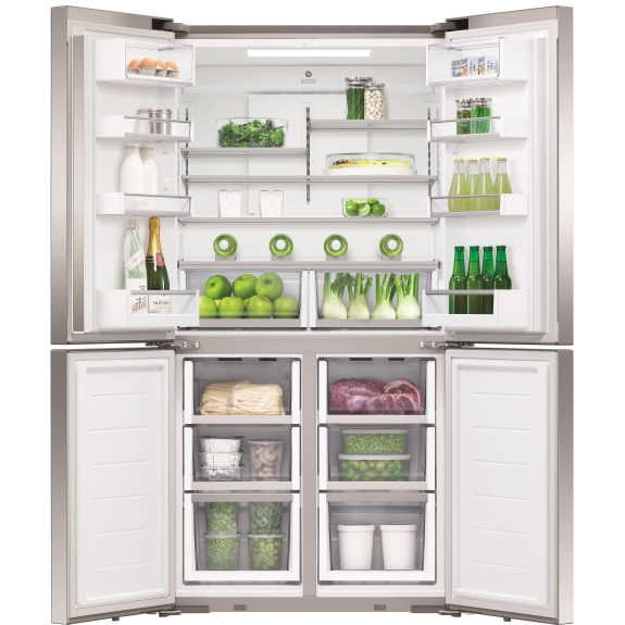 Fisher & Paykel 538L Quad Door Fridge Freezer - Stainless Steel (Series 7)