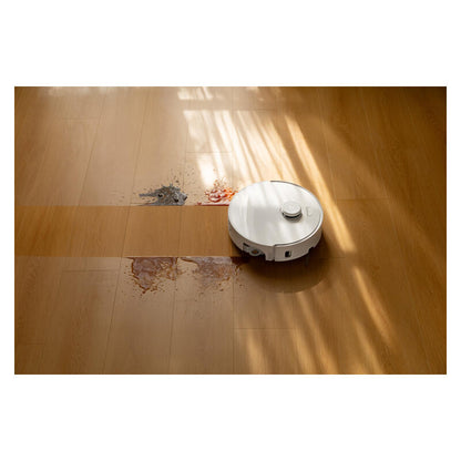 Roborock Qrevo Curv 2 Flow Robotic Vacuum & Mop with Multifunctional Docking Station - White