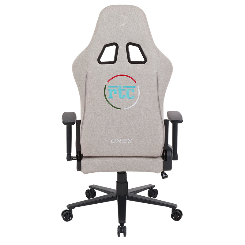 ONEX RTC Embrace Large Fabric Gaming Chair - Ivory