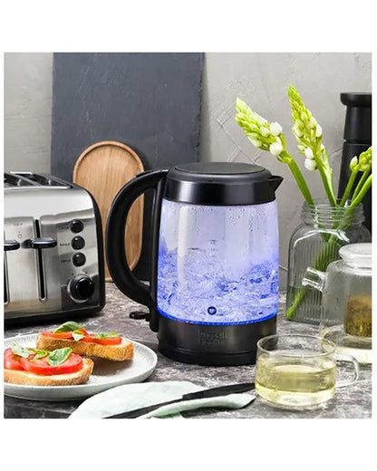 Russell Hobbs 1.7 Litre Brooklyn Glass Kettle -  Black