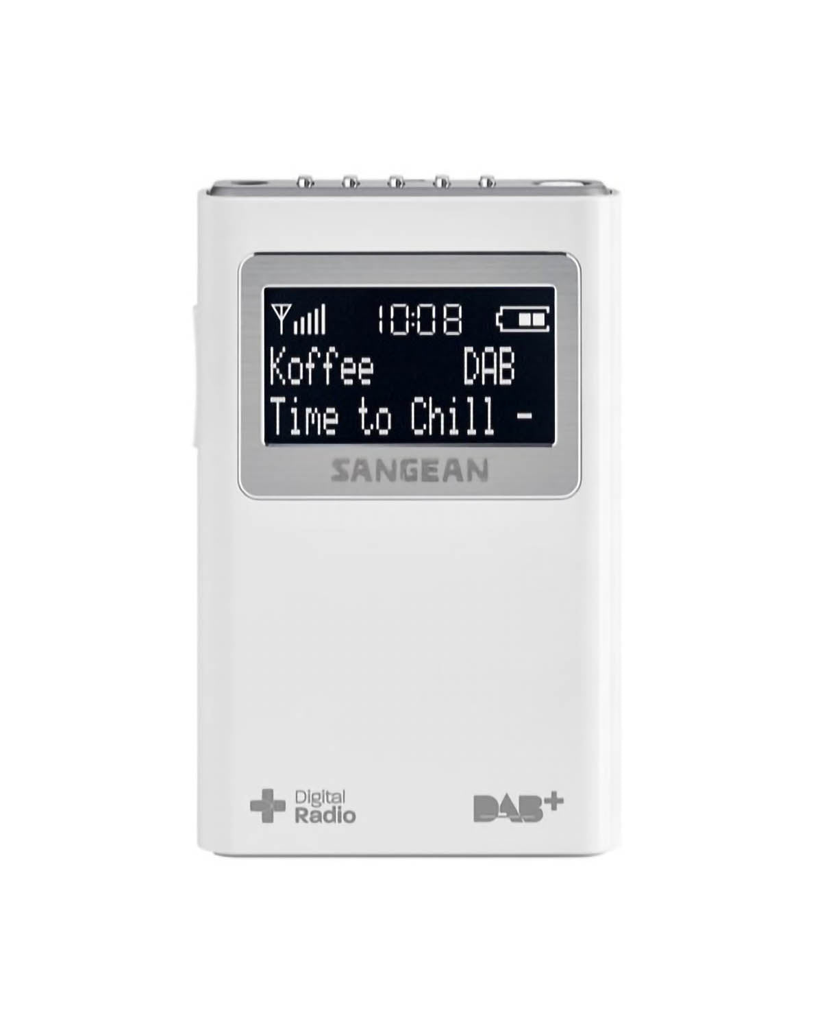 Sangean DAB+ & FM Pocket Radio - White