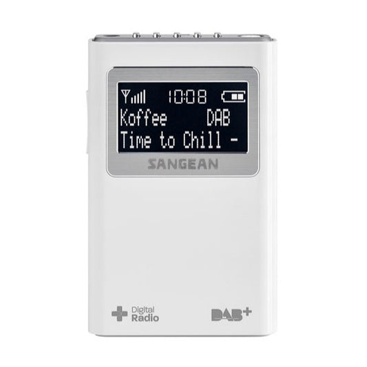 Sangean DAB+ & FM Pocket Radio - White