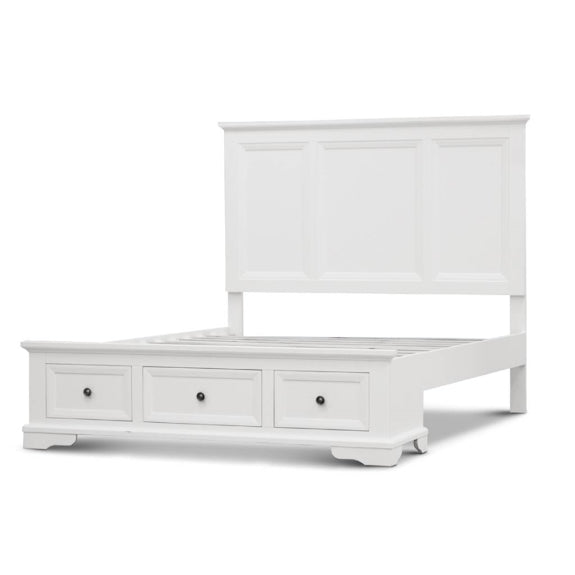 Sala 4 Piece King Bedroom Suite with Dresser and Mirror - White