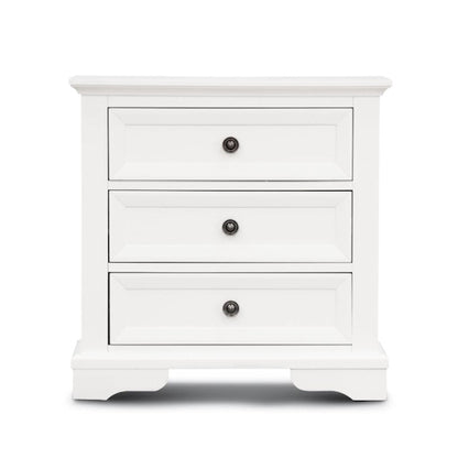 Sala 4 Piece King Bedroom Suite with Dresser and Mirror - White