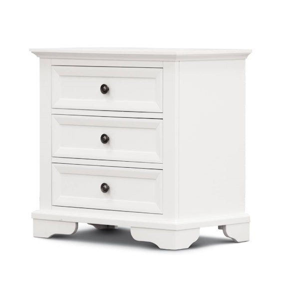 Sala 4 Piece King Bedroom Suite with Dresser and Mirror - White