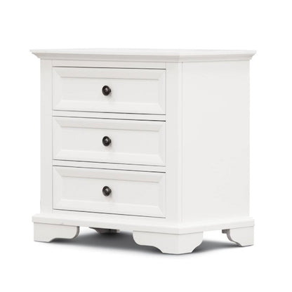Sala 4 Piece King Bedroom Suite with Dresser and Mirror - White