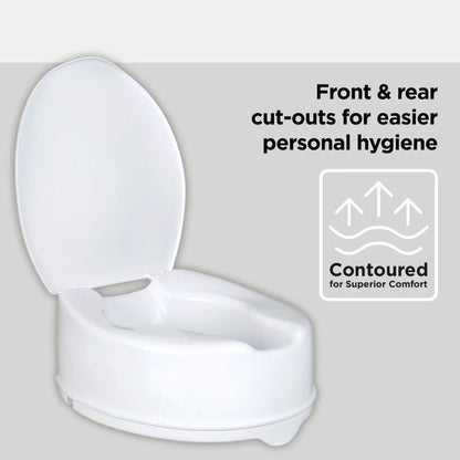 Homecraft Savannah 150mm Raised Toilet Seat with Lid