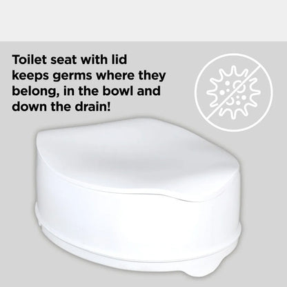 Homecraft Savannah 150mm Raised Toilet Seat with Lid