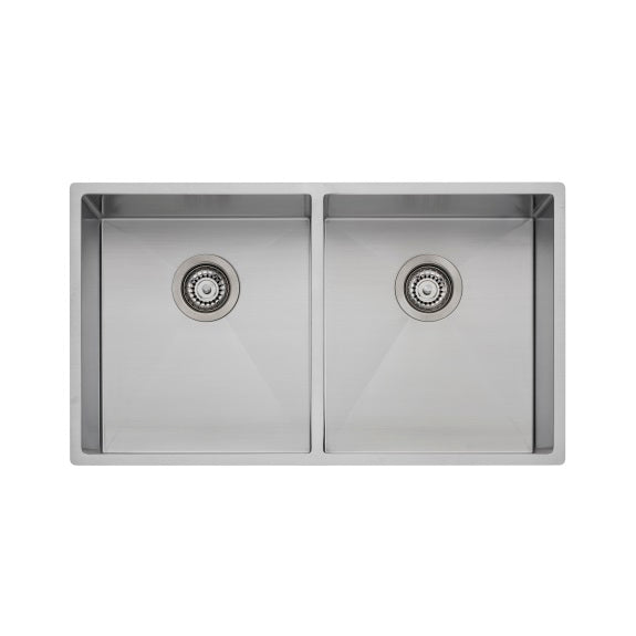 OLIVERI SPECTRA DOUBLE BOWL SINK STAINLESS STEEL NTH
