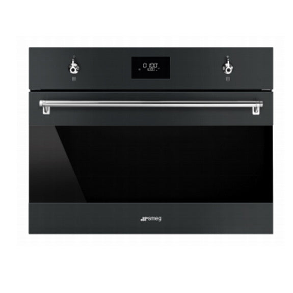 SMEG CLASSIC COMPACT SPEED OVEN MATT BLACK 45cm