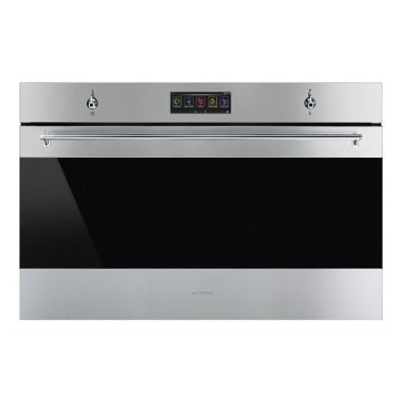 SMEG CLASSIC THERMOSEAL OVEN STAINLESS STEEL 90cm