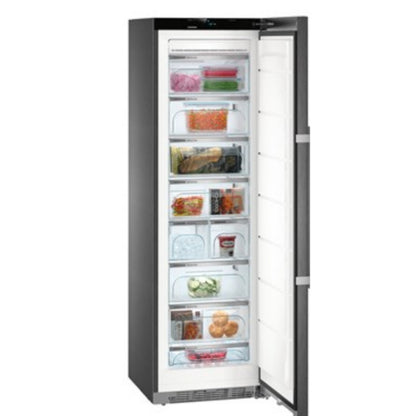 Liebherr 262 Litre Blacksteel Freestanding No Frost Freezer