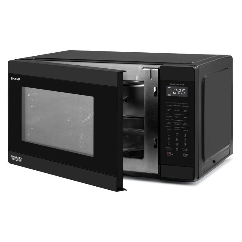 Sharp 26L Pro Airfry 1000W Convection Inverter Microwave Oven - Black