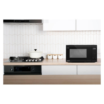 Sharp 26L Pro Airfry 1000W Convection Inverter Microwave Oven - Black
