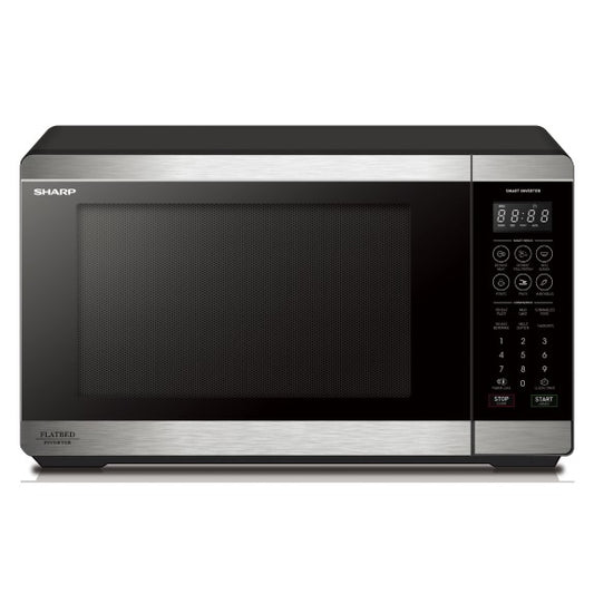 SHARP FLATBED MICROWAVE WITH SMART INVERTER 26L