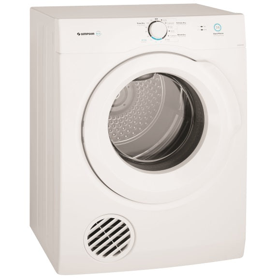 Simpson 6.5kg Vented Clothes Dryer - White