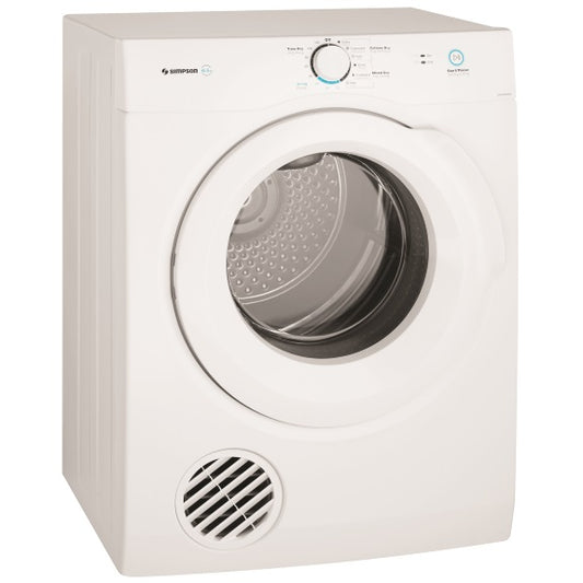 Simpson 6.5kg Vented Clothes Dryer - White