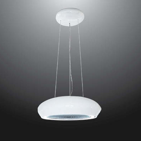 Sirius Ceiling Mount Pendant Rangehood - White