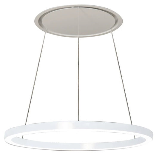 Sirius Halo Pendant Rangehood with SEM5 Motor - White
