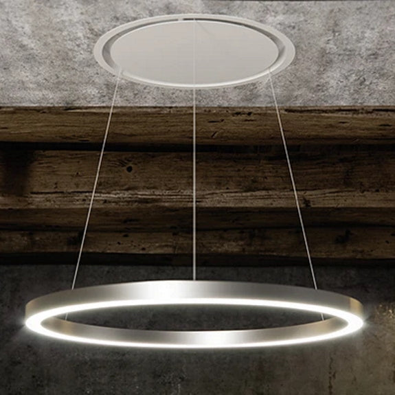 Sirius Valentina Halo Pendant Light - Silver