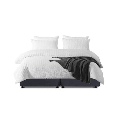 SLEEPEEZEE Designer Super King Split Bed Base - Graphite