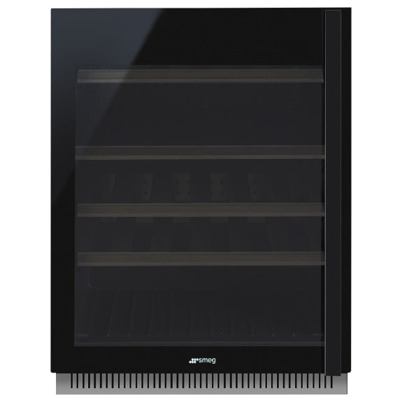 Smeg Dolce Stil Novo 38 Bottles Built-In Wine Fridge - Black