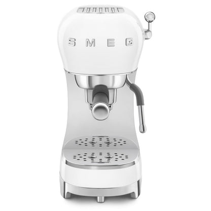 Smeg 50'S Style Espresso Coffee Machine - White