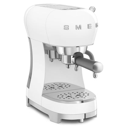 Smeg 50'S Style Espresso Coffee Machine - White