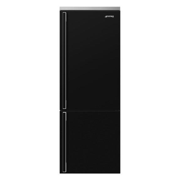Smeg Portofino 481 Litre Bottom Mount Fridge - Black
