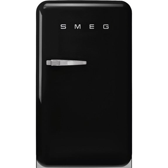 Smeg 135 Litre 50's Retro Style R/H Bar Fridge - Black