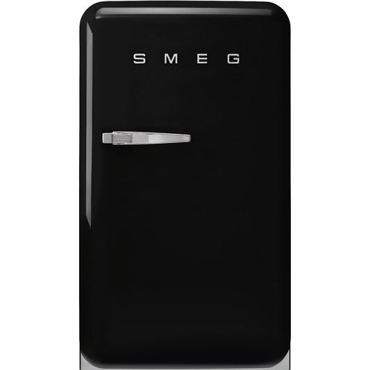 Smeg 135 Litre 50's Retro Style R/H Bar Fridge - Black