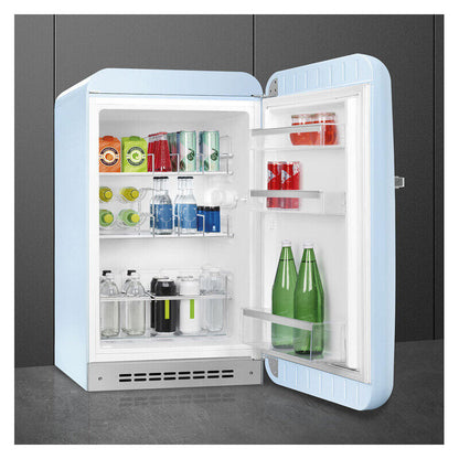 Smeg 135L RH Bar Fridge - Pastel Blue (50's Style Retro)