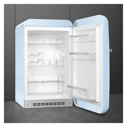 Smeg 135L RH Bar Fridge - Pastel Blue (50's Style Retro)