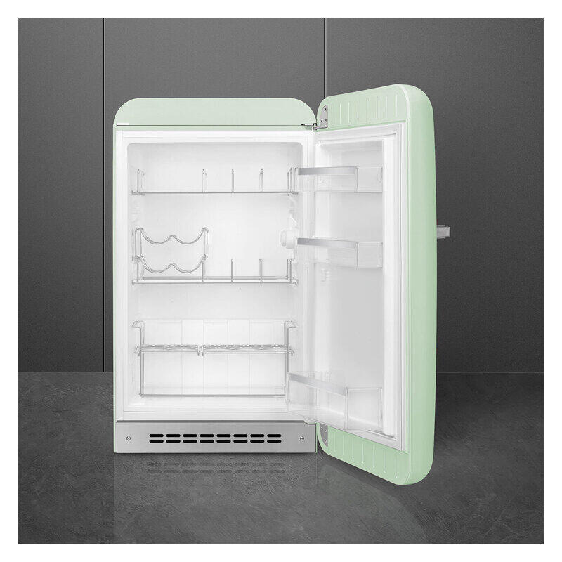 Smeg 135L RH Bar Fridge - Pastel Green (50's Style Retro)