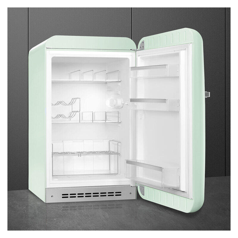 Smeg 135L RH Bar Fridge - Pastel Green (50's Style Retro)