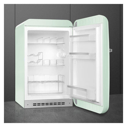 Smeg 135L RH Bar Fridge - Pastel Green (50's Style Retro)