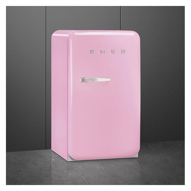 Smeg 135L RH Bar Fridge - Pink (50's Style Retro)