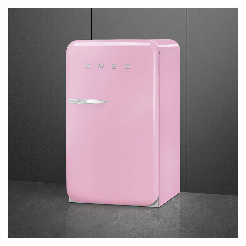 Smeg 135L RH Bar Fridge - Pink (50's Style Retro)