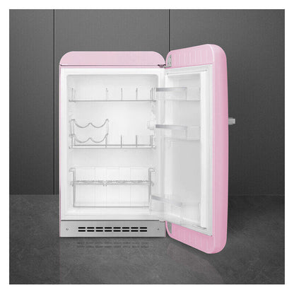 Smeg 135L RH Bar Fridge - Pink (50's Style Retro)